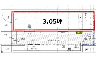 【品川区・西小山駅徒歩2分】家賃11万円／約3坪の小箱店舗　飲食店可・スケルトン